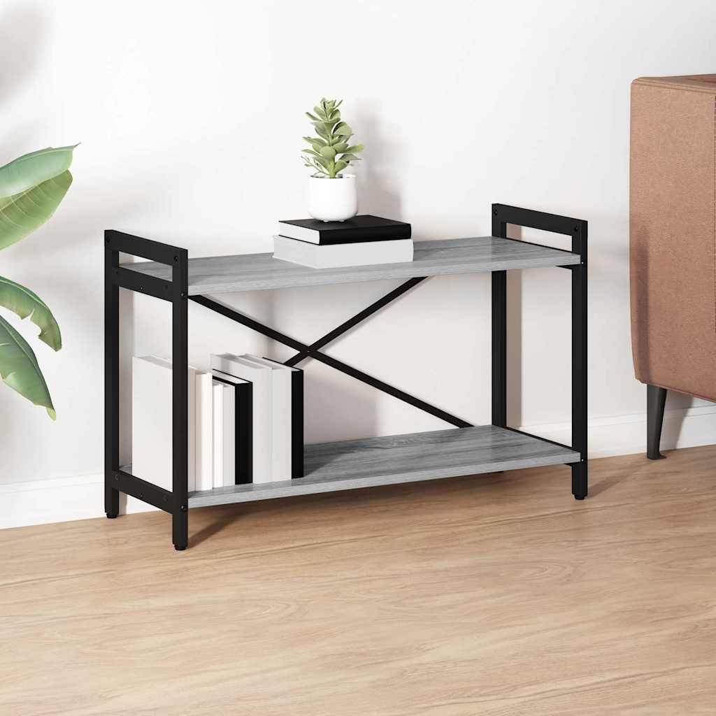 vidaXL Bücherregal Grau Sonoma 40 x 30 x 85 cm Holzwerkstoff
