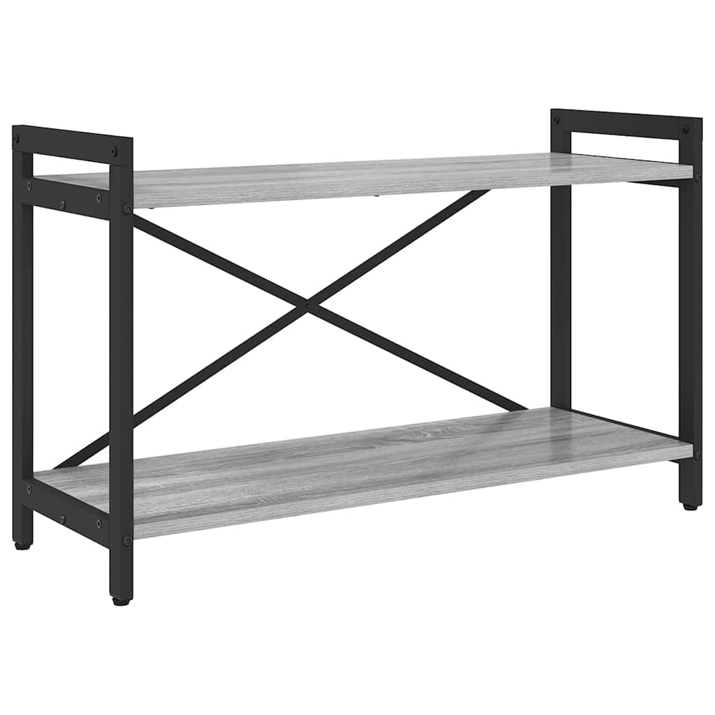 vidaXL Bücherregal Grau Sonoma 40 x 30 x 85 cm Holzwerkstoff
