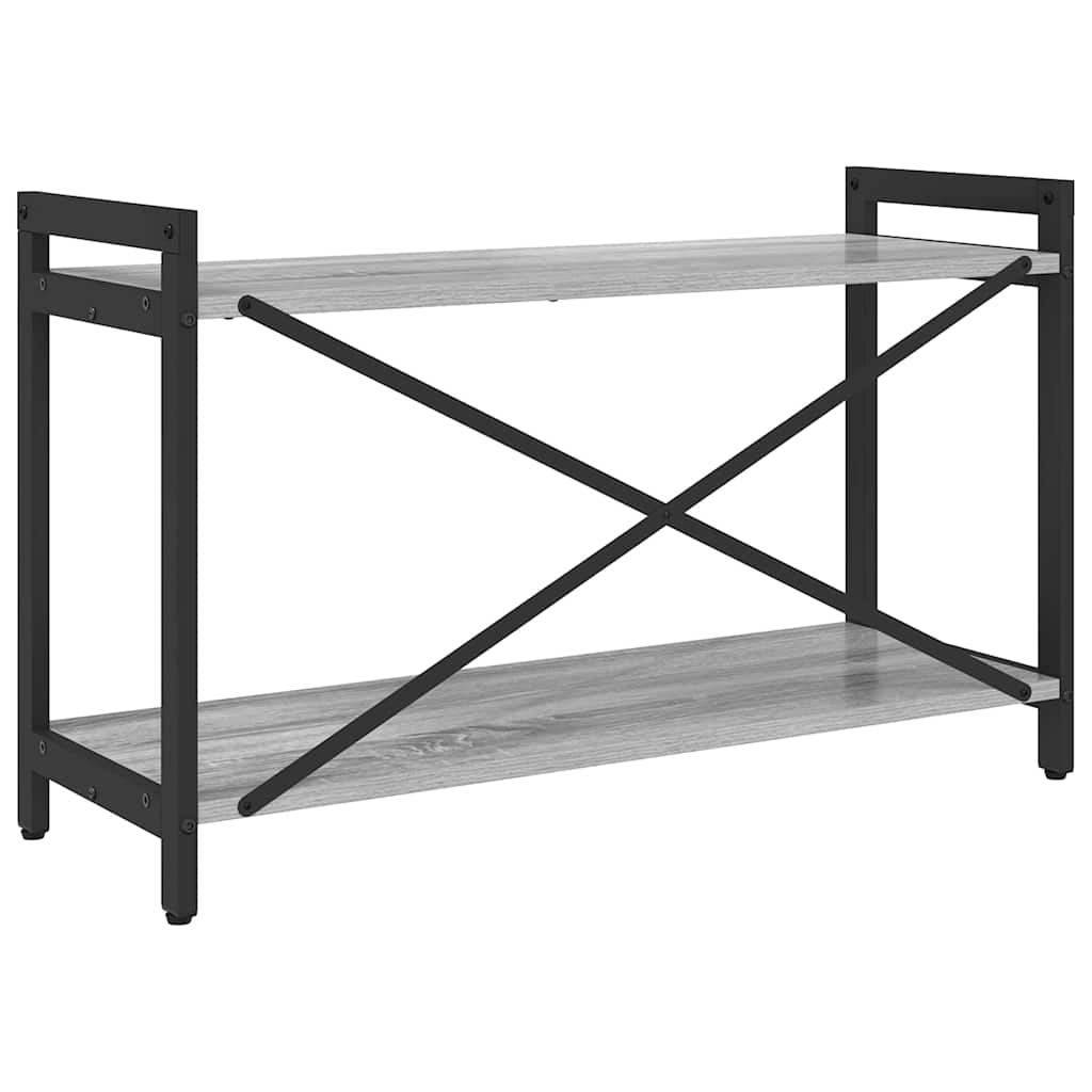 vidaXL Bücherregal Grau Sonoma 40 x 30 x 85 cm Holzwerkstoff