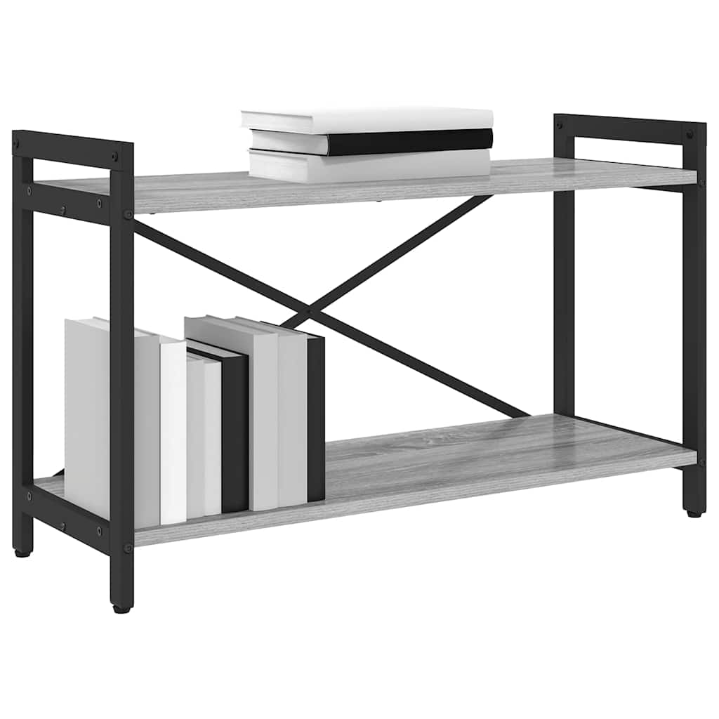 vidaXL Bücherregal Grau Sonoma 40 x 30 x 85 cm Holzwerkstoff