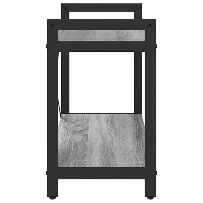 vidaXL Bücherregal Grau Sonoma 40 x 30 x 85 cm Holzwerkstoff