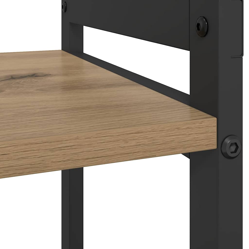 vidaXL Bücherregal Artisan-Eiche 40 x 30 x 85 cm Holzwerkstoff