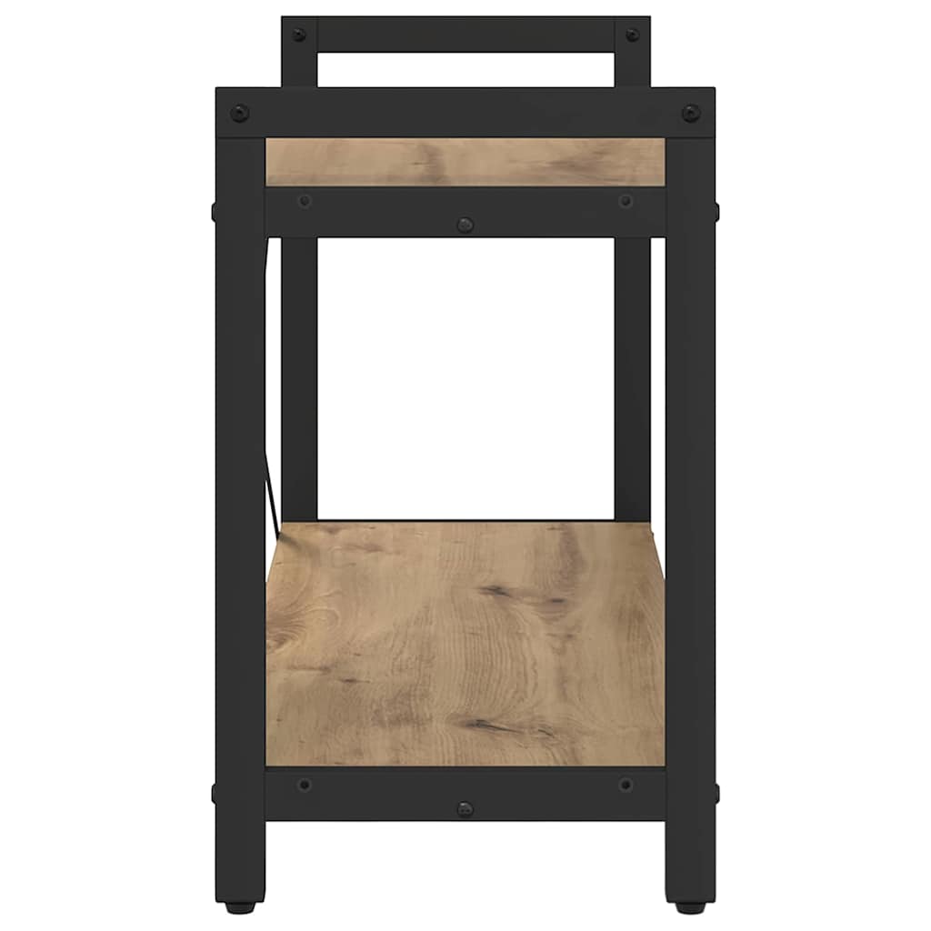vidaXL Bücherregal Artisan-Eiche 40 x 30 x 85 cm Holzwerkstoff
