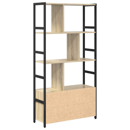 vidaXL Bibliothèque chêne sonoma 80 x 30 x 155,5 cm aggloméré