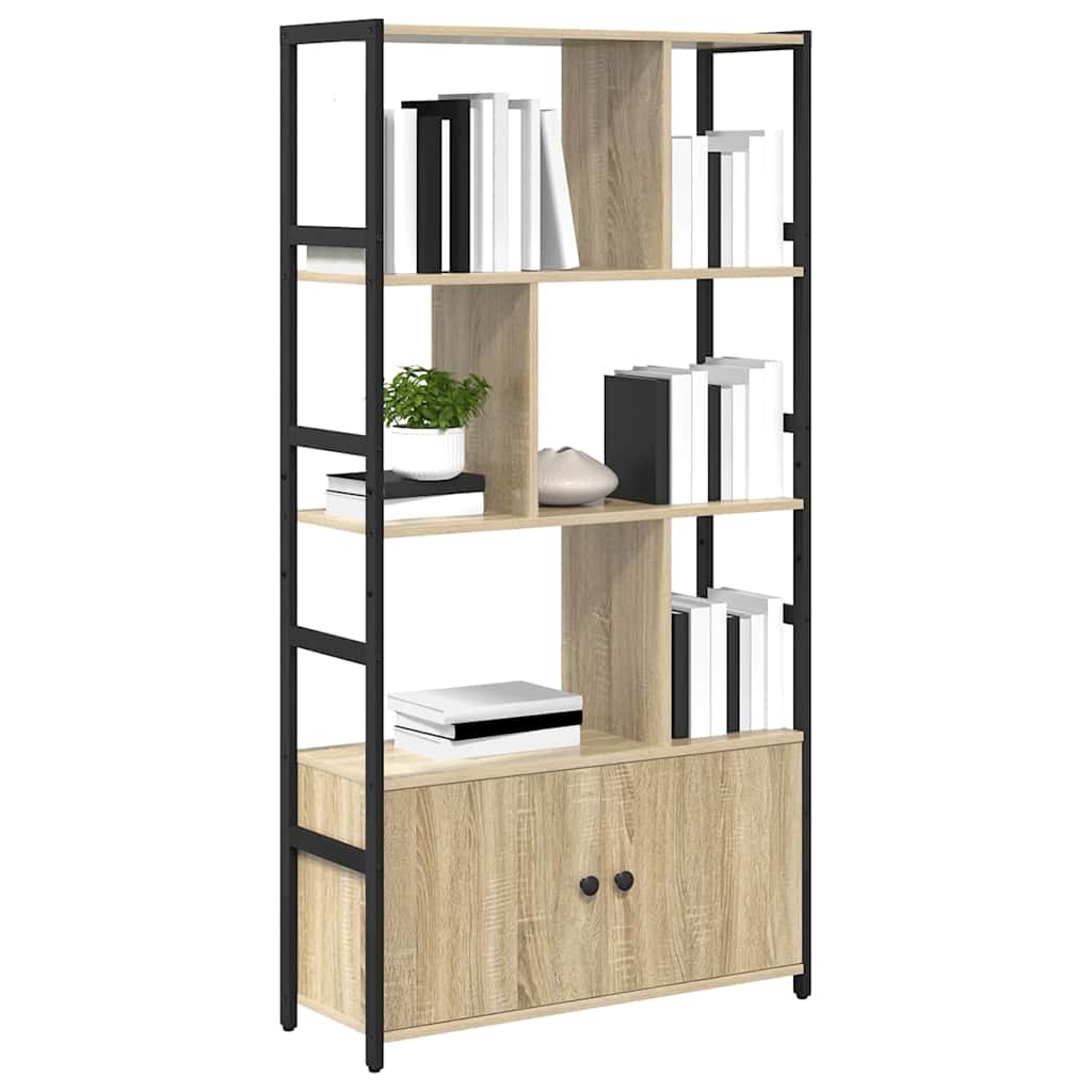 vidaXL Bibliothèque chêne sonoma 80 x 30 x 155,5 cm aggloméré