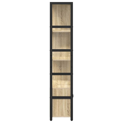 vidaXL Bibliothèque chêne sonoma 80 x 30 x 155,5 cm aggloméré