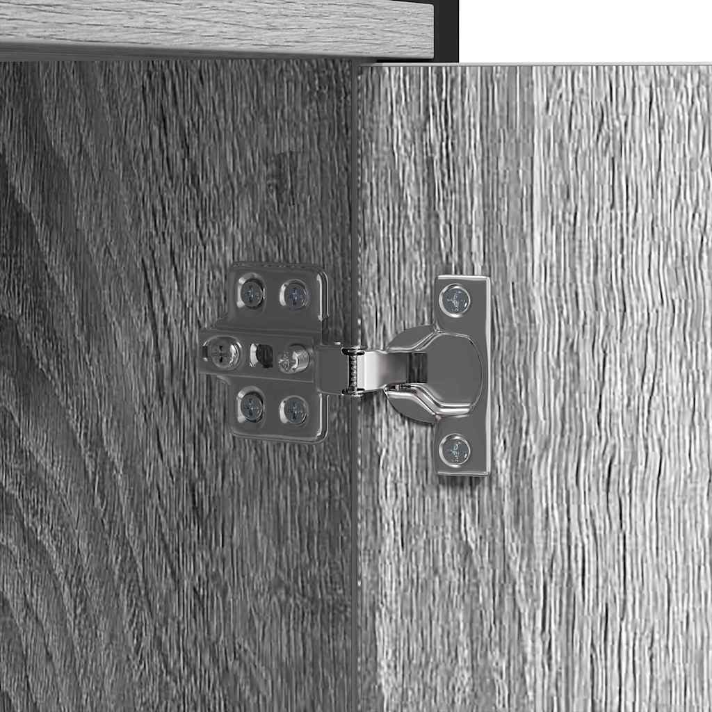 Bücherregal Grau Sonoma 80 x 30 x 155,5 cm Holzwerkstoff