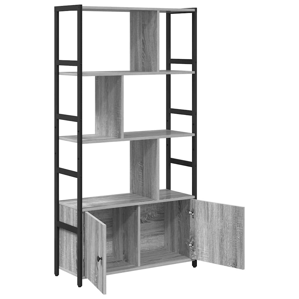 Bücherregal Grau Sonoma 80 x 30 x 155,5 cm Holzwerkstoff