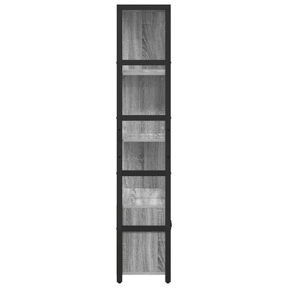 Bücherregal Grau Sonoma 80 x 30 x 155,5 cm Holzwerkstoff