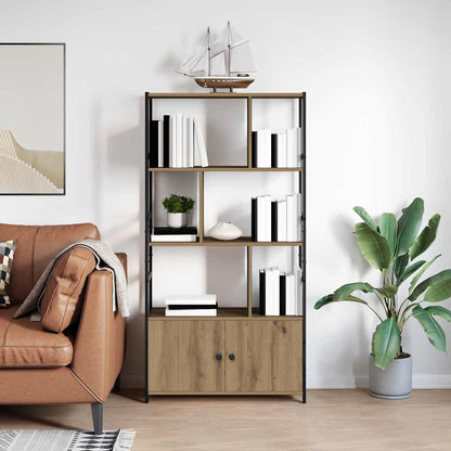 vidaXL Bibliothèque en chêne artisan 80 x 30 x 155,5 cm en bois d'ingénierie