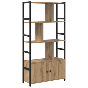 vidaXL Bibliothèque en chêne artisan 80 x 30 x 155,5 cm en bois d'ingénierie