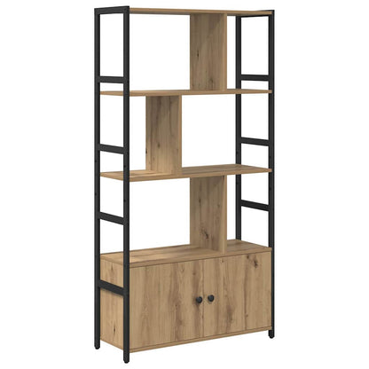vidaXL Bibliothèque en chêne artisan 80 x 30 x 155,5 cm en bois d'ingénierie