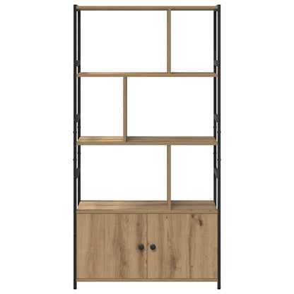 vidaXL Bibliothèque en chêne artisan 80 x 30 x 155,5 cm en bois d'ingénierie
