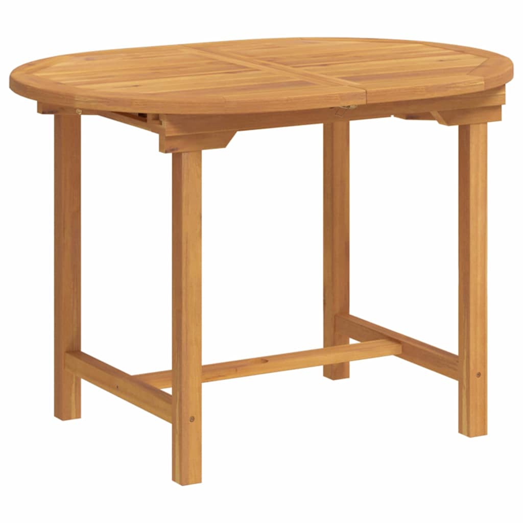 Garten Essgruppe 7 pcs Braun Massivholz Teak