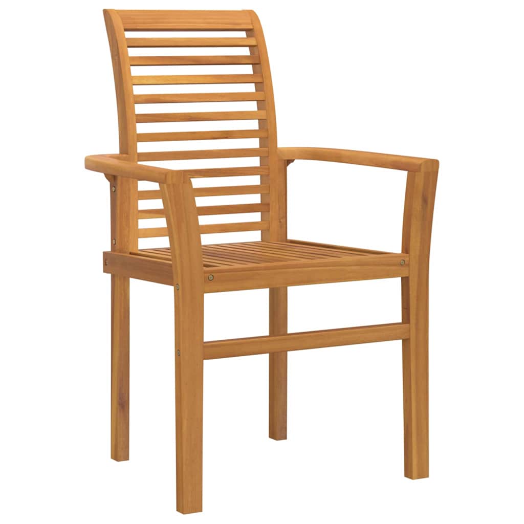 vidaXL Garten Essgruppe 5 pcs Braun Massivholz Teak