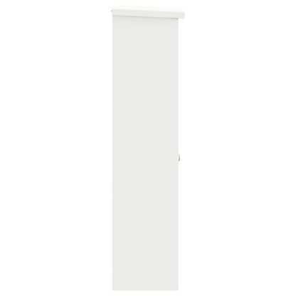 Paketdrop-Box mit Speicher Weiß 44,5 x 29 x 110,5 cm Stahl