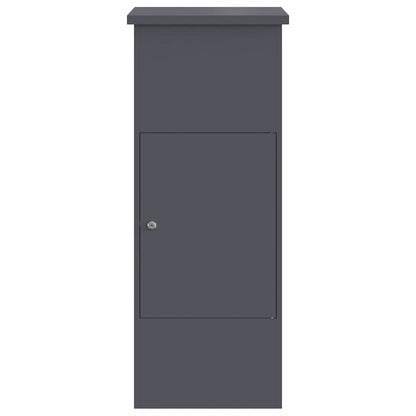 Paketdrop-Box mit Speicher Anthrazit 44,5 x 29 x 110,5 cm Stahl
