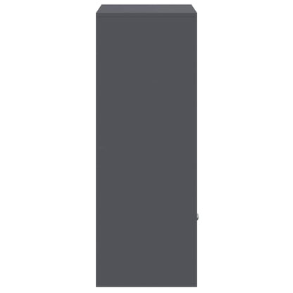 Paketdrop-Box mit Speicher Anthrazit 41 x 38 x 103 cm Stahl