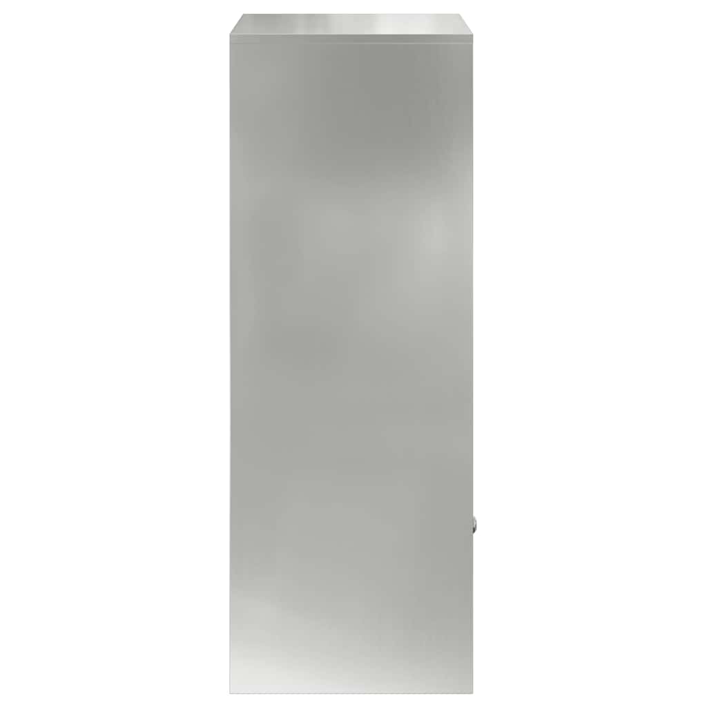 Paketdrop-Box mit Tür Schwarz 41 x 38 x 103 cm Verzinkter Stahl