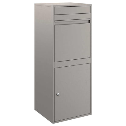 Paketdrop-Box mit Tür Rostig 41 x 38 x 103 cm Wetterfeststahl