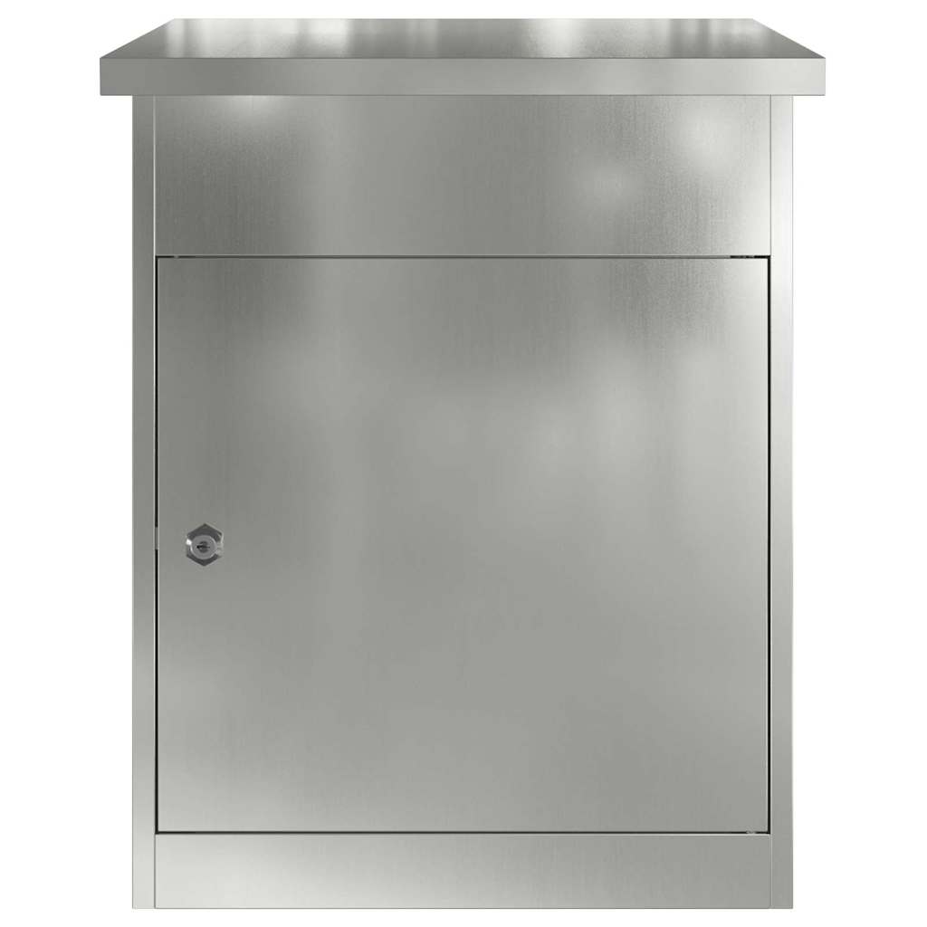 Paketdrop-Box Schwarz 47,5 x 38 x 59 cm Verzinkter Stahl