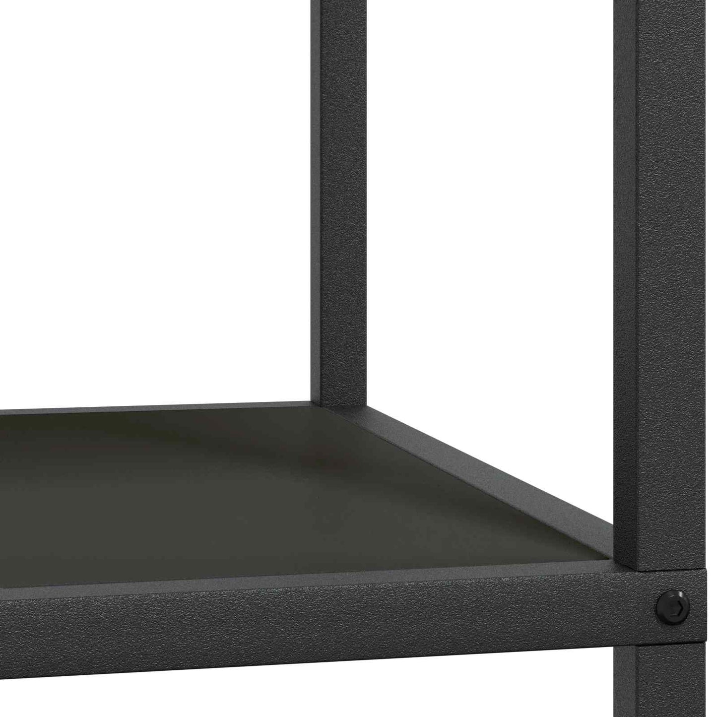 vidaXL Rangement de cuisine avec étagère Noir 60 x 50 x 92 cm Acier