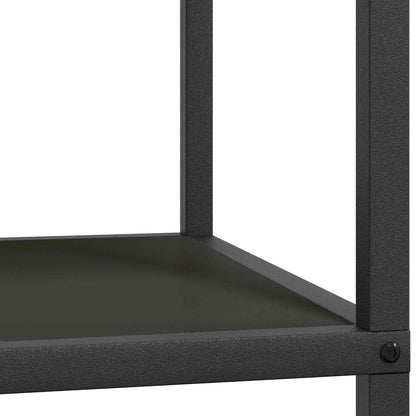 vidaXL Rangement de cuisine avec étagère Noir 60 x 50 x 92 cm Acier