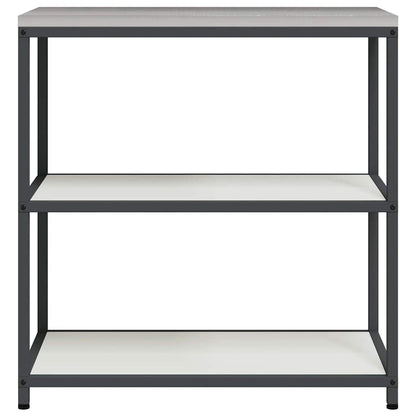 vidaXL Rangement de cuisine avec étagère Blanc 60 x 50 x 92 cm Acier