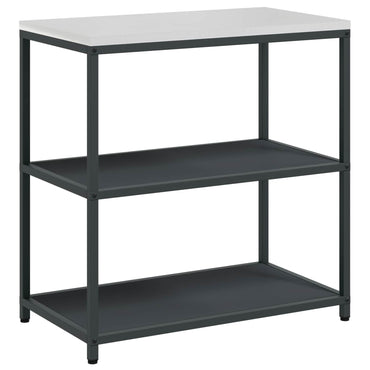 vidaXL Rangement de cuisine avec étagère Anthracite 60 x 50 x 92 cm Acier