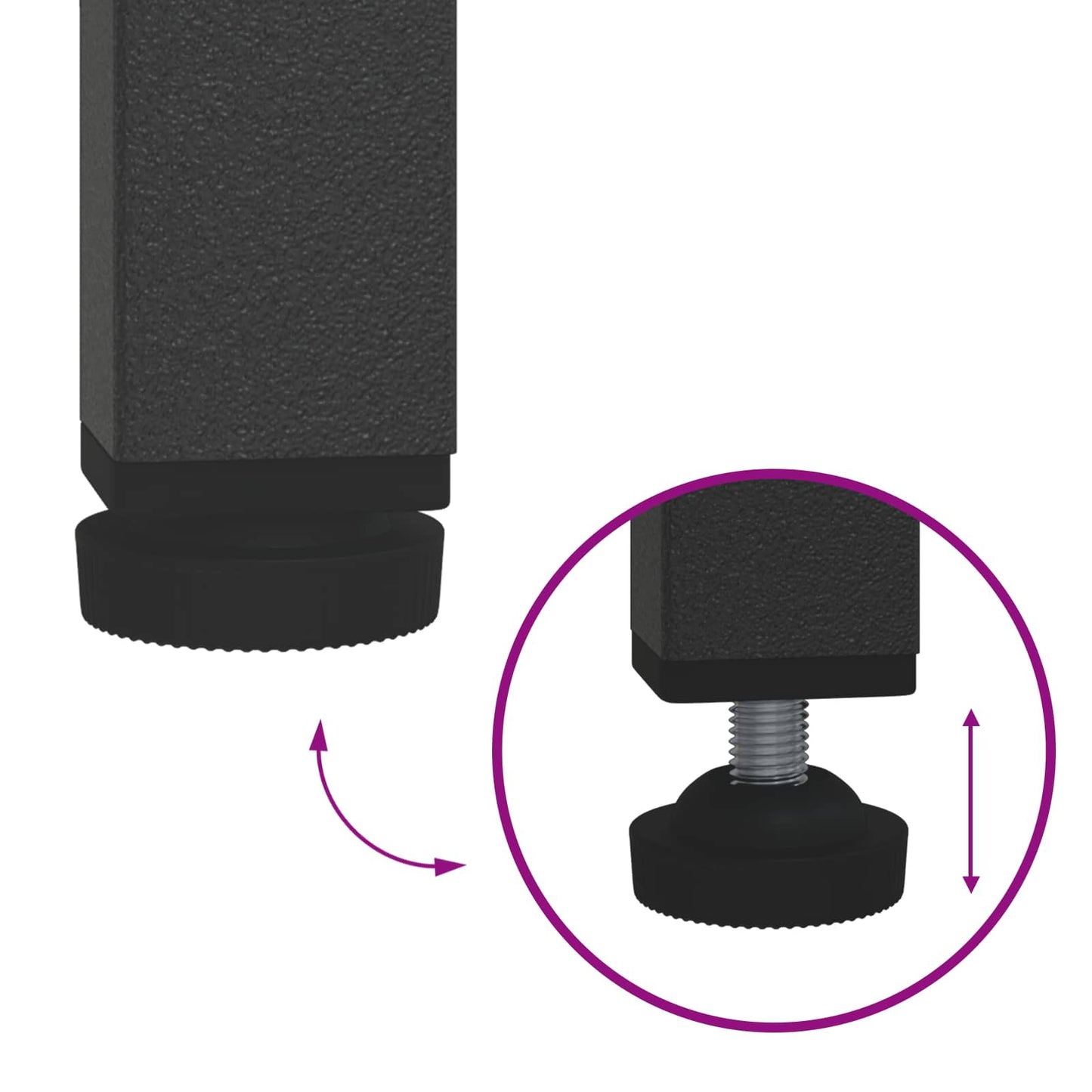 Küchenaufbewahrung mit Regal Anthrazit 60 x 50 x 92 cm Stahl