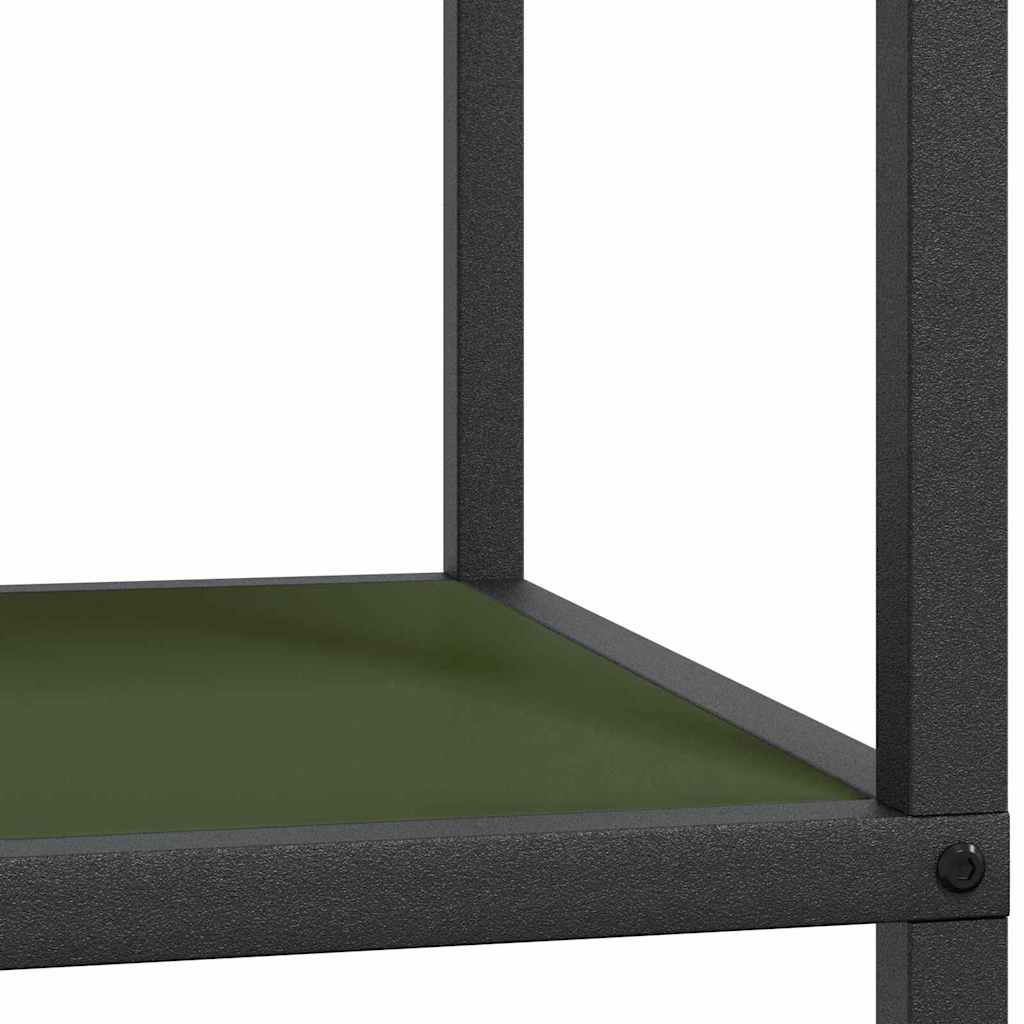 vidaXL Küchenaufbewahrung mit Regal Olive Grün 60 x 50 x 92 cm Stahl