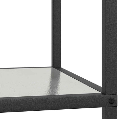 vidaXL Küchenaufbewahrung mit Regal Silber 60 x 50 x 92 cm Stahl
