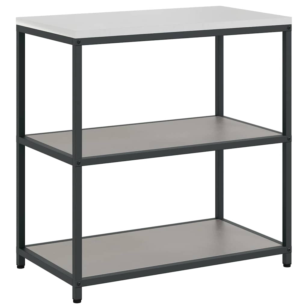 vidaXL Küchenaufbewahrung mit Regal Rostig 60 x 50 x 92 cm Stahl