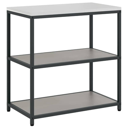 vidaXL Küchenaufbewahrung mit Regal Rostig 60 x 50 x 92 cm Stahl