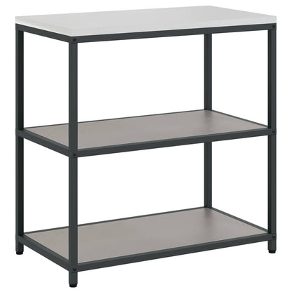 vidaXL Küchenaufbewahrung mit Regal Rostig 60 x 50 x 92 cm Stahl