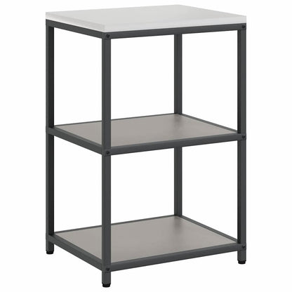 vidaXL Küchenaufbewahrung mit Regal Rostig 60 x 50 x 92 cm Stahl