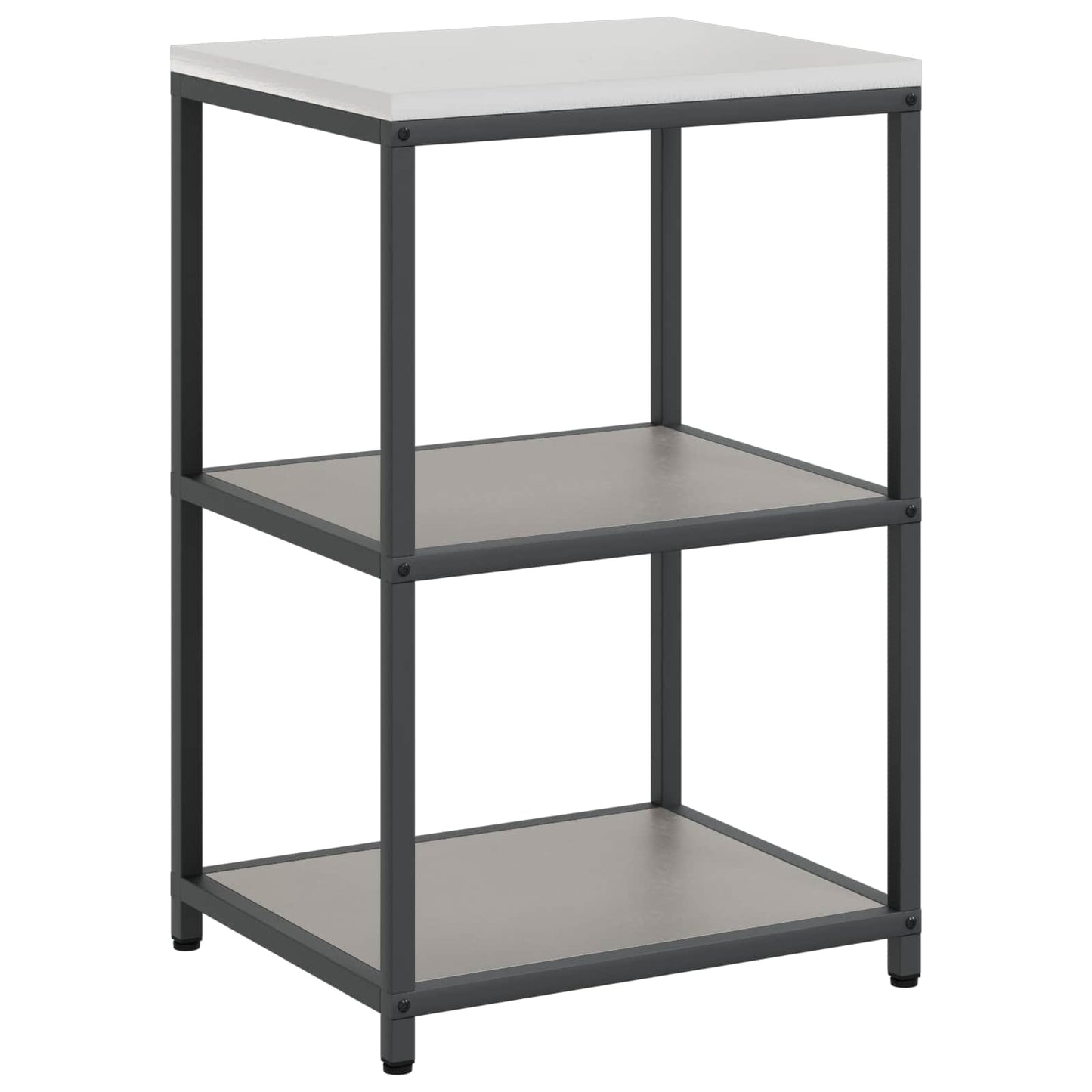 vidaXL Küchenaufbewahrung mit Regal Rostig 60 x 50 x 92 cm Stahl