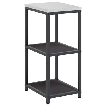 vidaXL Küchenaufbewahrung mit Regal Schwarz 60 x 50 x 92 cm Stahl