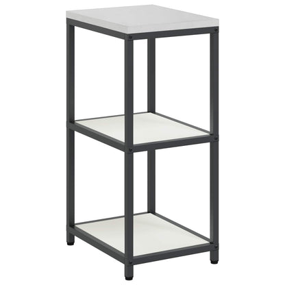 vidaXL Küchenaufbewahrung mit Regal Weiß 60 x 50 x 92 cm Stahl