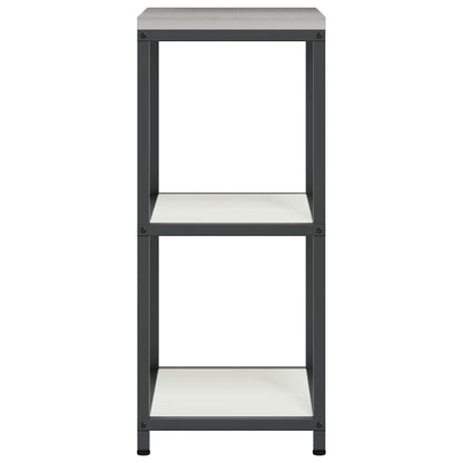 vidaXL Küchenaufbewahrung mit Regal Weiß 60 x 50 x 92 cm Stahl