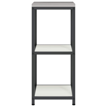 vidaXL Küchenaufbewahrung mit Regal Weiß 60 x 50 x 92 cm Stahl
