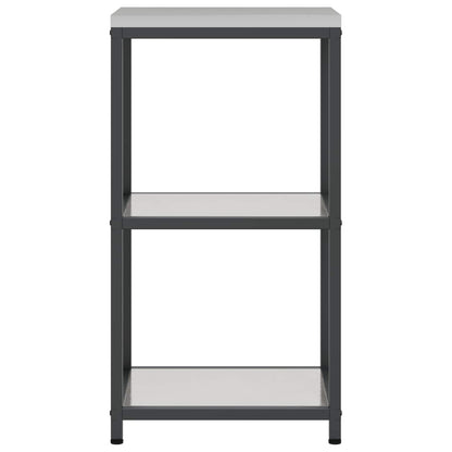 Küchenaufbewahrung mit Regal Silber 60 x 50 x 92 cm Stahl