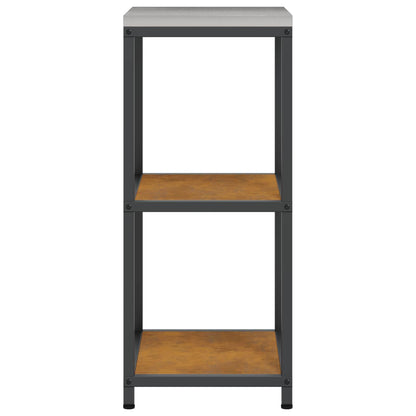 vidaXL Küchenaufbewahrung mit Regal Rostig 60 x 50 x 92 cm Stahl