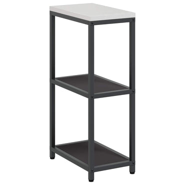 vidaXL Küchenaufbewahrung mit Regal Schwarz 60 x 50 x 92 cm Stahl