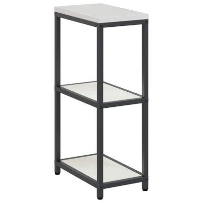 vidaXL Küchenaufbewahrung mit Regal Weiß 60 x 50 x 92 cm Stahl