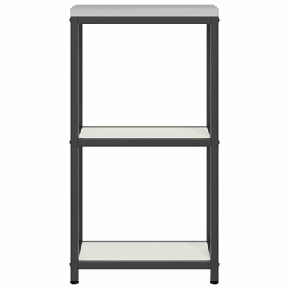 vidaXL Küchenaufbewahrung mit Regal Weiß 60 x 50 x 92 cm Stahl