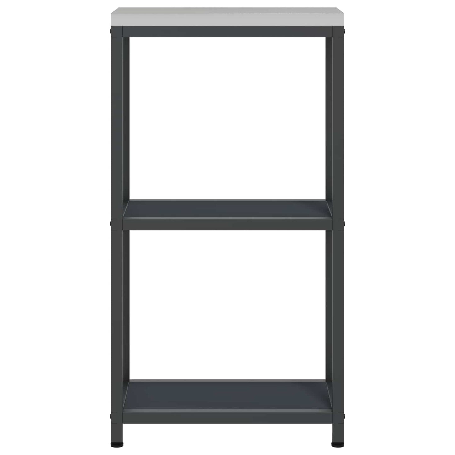 vidaXL Küchenaufbewahrung mit Regal Anthrazit 60 x 50 x 92 cm Stahl