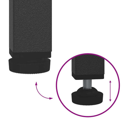 Küchenaufbewahrung mit Regal Olive Grün 60 x 50 x 92 cm Stahl