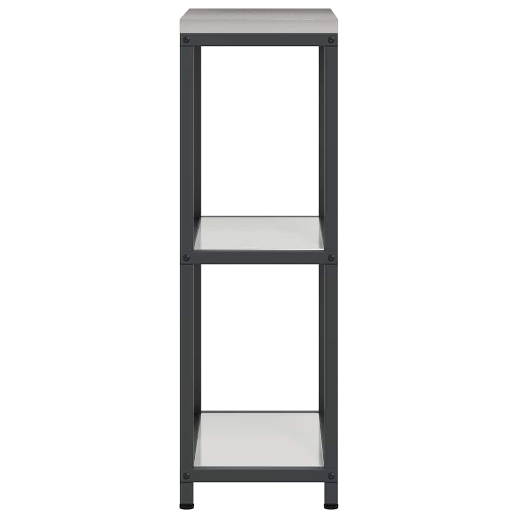 vidaXL Küchenaufbewahrung mit Regal Silber 60 x 50 x 92 cm Stahl
