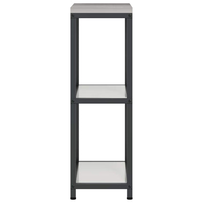 vidaXL Küchenaufbewahrung mit Regal Silber 60 x 50 x 92 cm Stahl